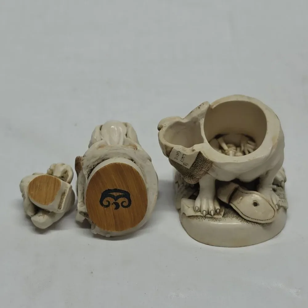 Harmony Kingdom Dead Ringer Infinity Version English Bulldog Figurine Box VTG 98